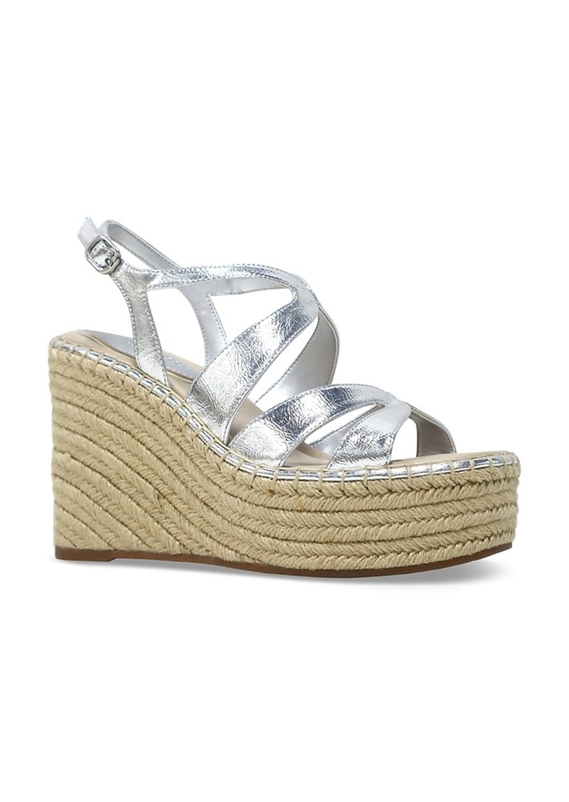 Kenneth Cole Women's Solace Strappy Espadrille Platform Wedge Sandals