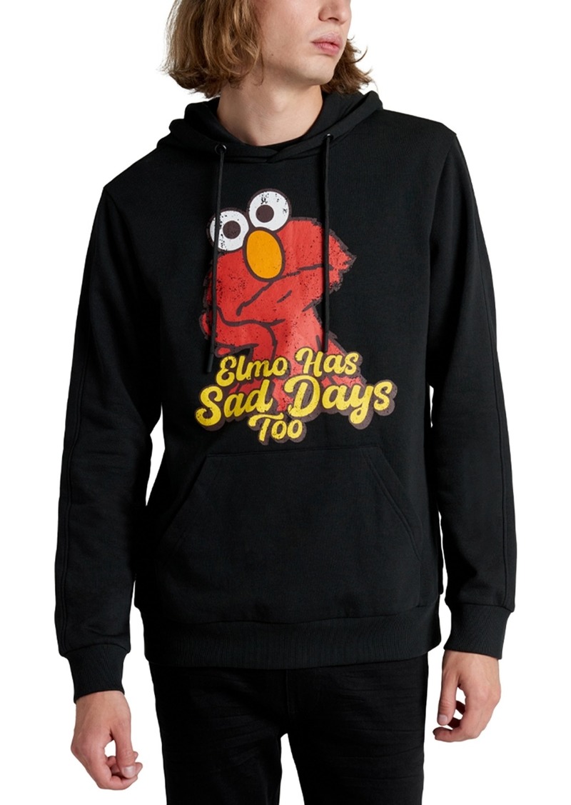 Kenneth Cole X Sesame Street Men's Slim Fit Elmo Hoodie - Black