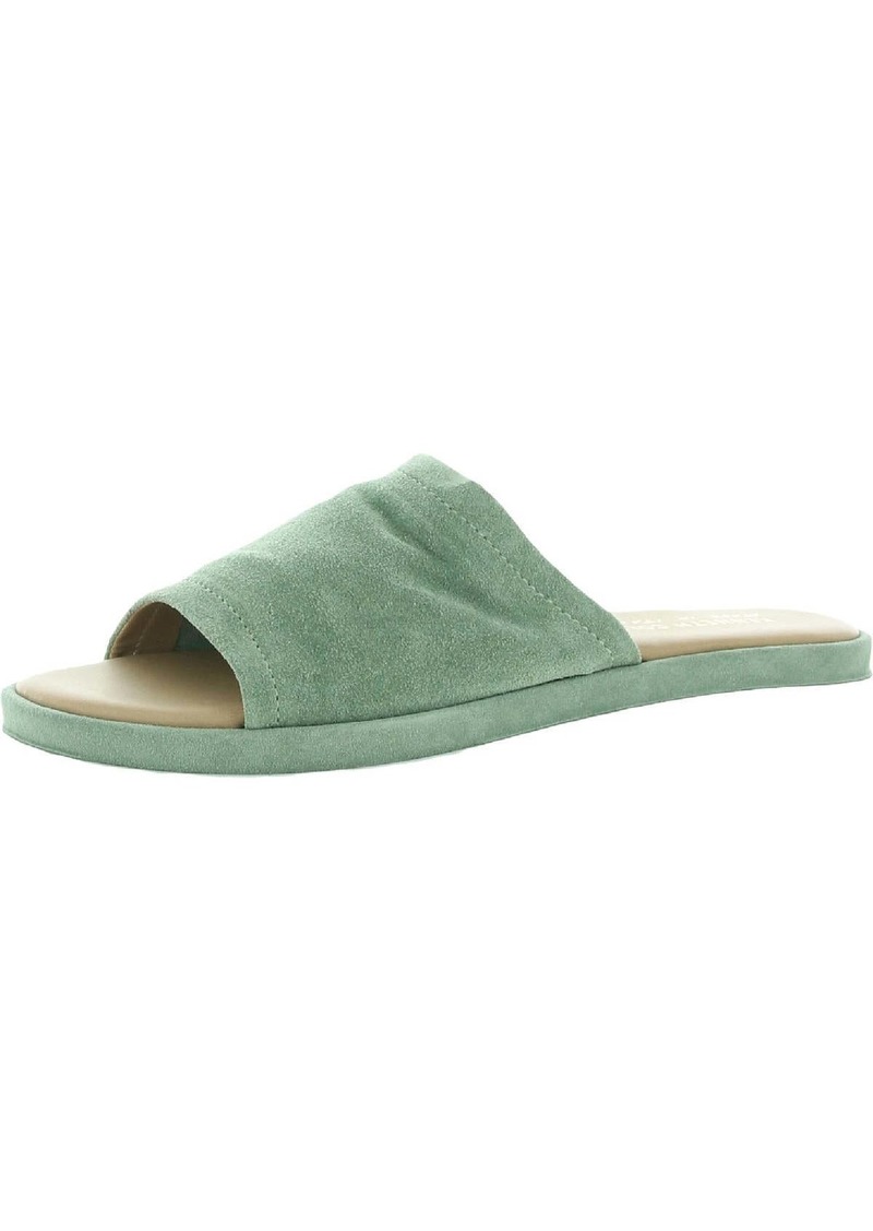 Kenneth Cole Leighten Sandal Womens Suede Slip-On Flat Sandals