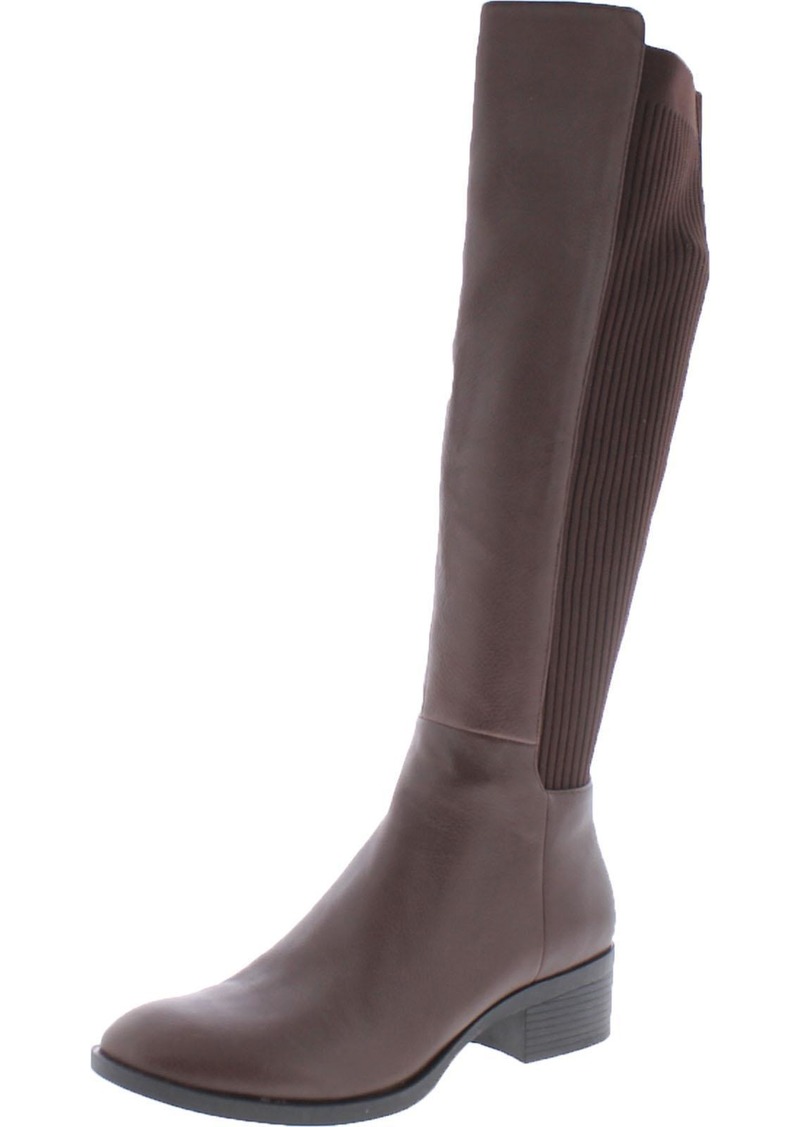 Kenneth Cole Levon Womens Leather Knee-High Riding Boots