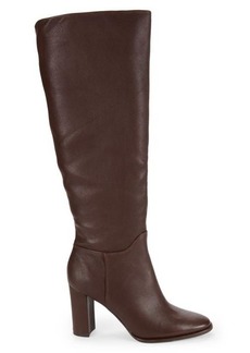 Kenneth Cole Lowell Leather Knee High Boots