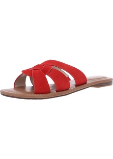 Kenneth Cole Mello Swirl Womens Suede Open Toe Slide Sandals