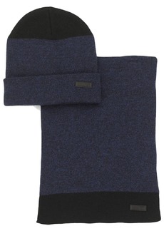 Kenneth Cole Mens Knit Warm Hat & Scarf Set