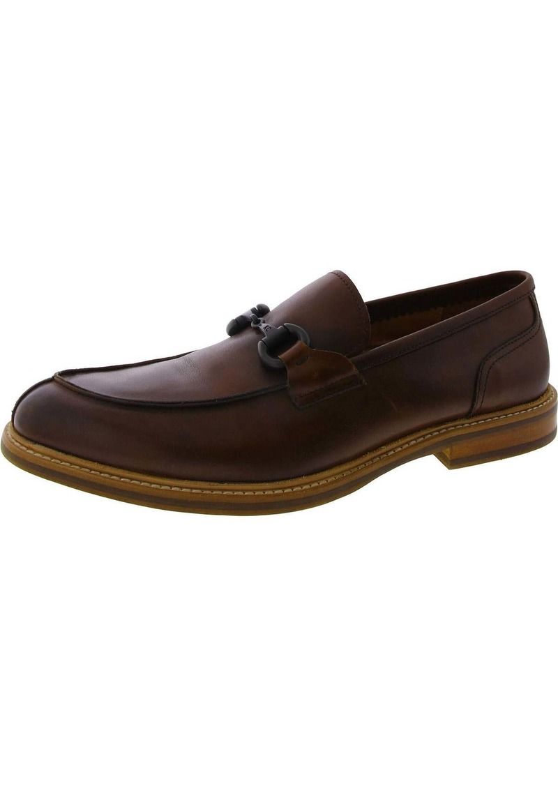 Kenneth Cole Mens Leather Round Toe Loafers