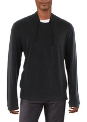 Kenneth Cole Mens Solid Drawstring Hoodie