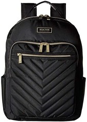 Kenneth Cole Polyester Twill Chevron Backpack