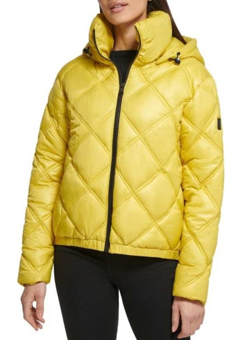 Kenneth Cole Quilted Short Puffer Jacket