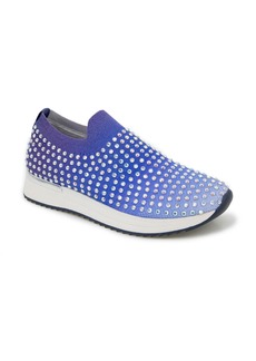 Reaction Kenneth Cole Cameron Jewel Jogger Sneaker in Blue Ombre Knit at Nordstrom Rack