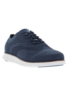 Reaction Kenneth Cole Nio Wingtip Knit Oxford in Navy at Nordstrom Rack