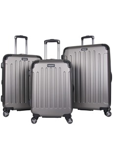 Kenneth Cole Renegade 3-Pc. Hardside Expandable Spinner Luggage Set - Silver