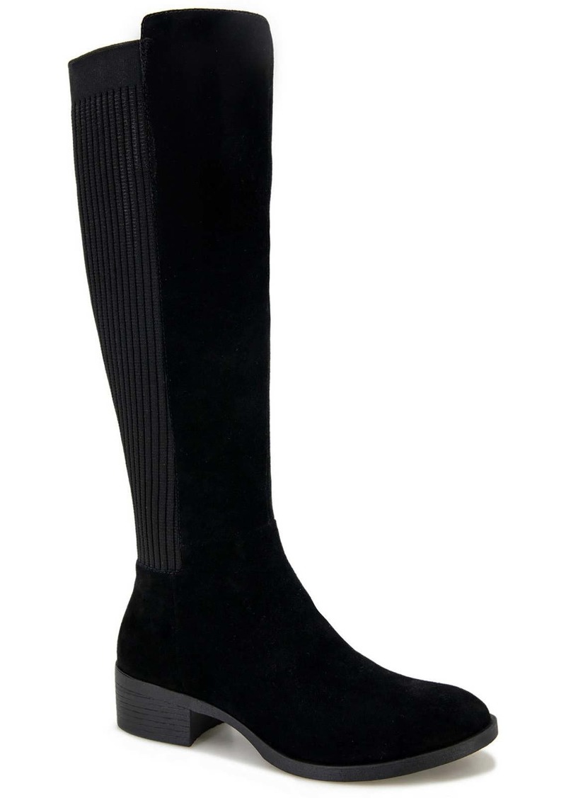 Kenneth Cole RIVA OTK Womens Faux Leather Inside Zipper Over-The-Knee Boots