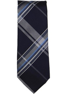 Kenneth Cole Roby Mens Silk Blend Plaid Neck Tie