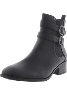 Kenneth Cole Salt Biker Jewel Womens Zipper Round-toe Ankle Boots