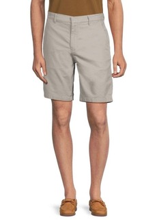 Kenneth Cole Solid Flat Front Chino Shorts