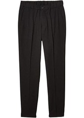 Kenneth Cole Stretch Check Slim Fit Flat Front Flex Waistband Dress Pants