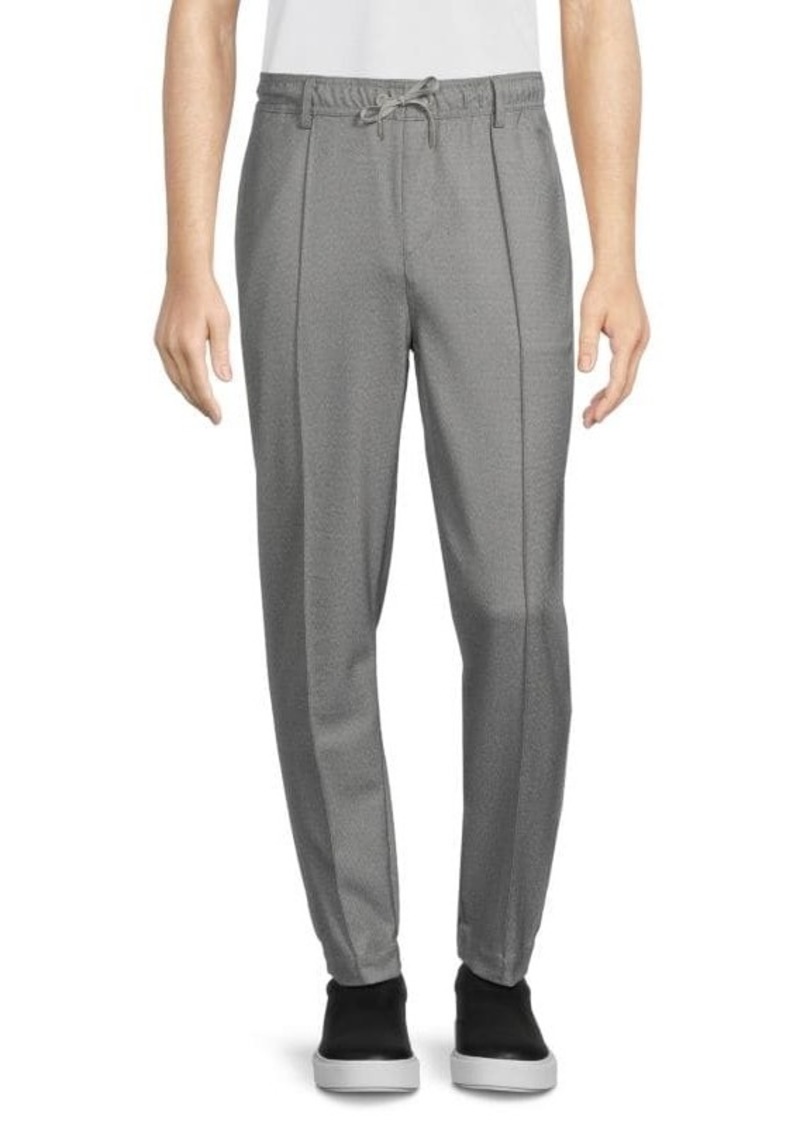 Kenneth Cole Textured Drawstring Joggers