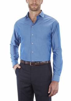 Unlisted by Kenneth Cole mens Regular Fit Solid Dress Shirt  18 -18.5 Neck 36 -37 Sleeve US