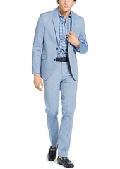 Unlisted by Kenneth Cole Men's Slim-Fit Stretch Chambray Suit, Created for Macy's