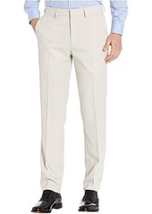 Kenneth Cole "Unlisted" Stretch Heather Gab Slim Fit Flat Front Flex Waistband Dress Pants