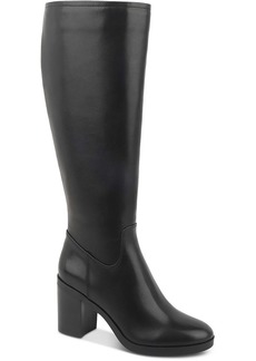 Kenneth Cole VERONICA Womens Leather Block heel Knee-High Boots