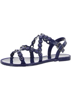 Kenneth Cole Womens Strappy Embellished Slingback Sandals