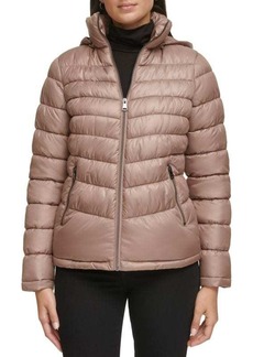 Kenneth Cole Zip Puffer Hooded Jacket