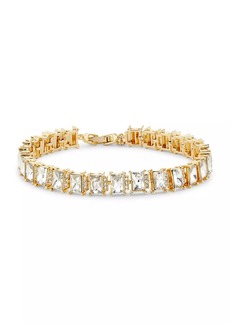 Kenneth Jay Lane 14K Gold-Plated & Glass Crystal Bracelet