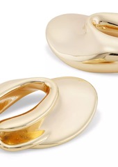 Kenneth Jay Lane 14K-Gold-Plated Hoop Earrings
