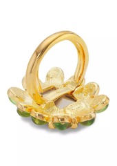 Kenneth Jay Lane 22K Gold-Plated, Glass Crystal & Faux Multi-Gemstone Ring