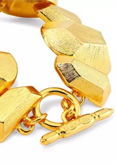 Kenneth Jay Lane 22K Gold-Plated Nugget Bracelet