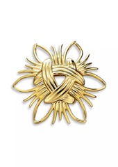 Kenneth Jay Lane Abstract Sunburst Pin