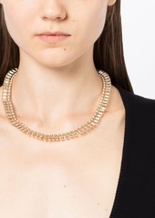 Kenneth Jay Lane crystal-embellished gold-tone necklace