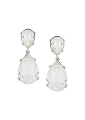 Kenneth Jay Lane crystal teardrop earrings