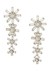 Kenneth Jay Lane embellished flower earrings