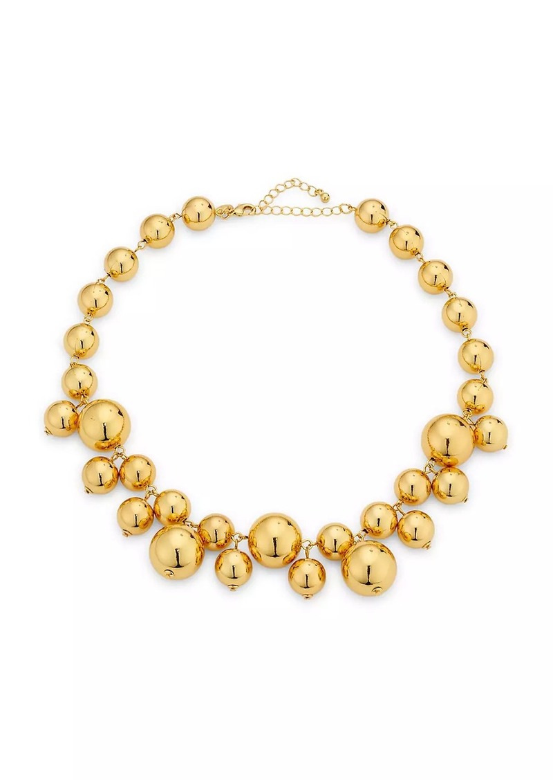 Kenneth Jay Lane Goldtone Beaded Necklace