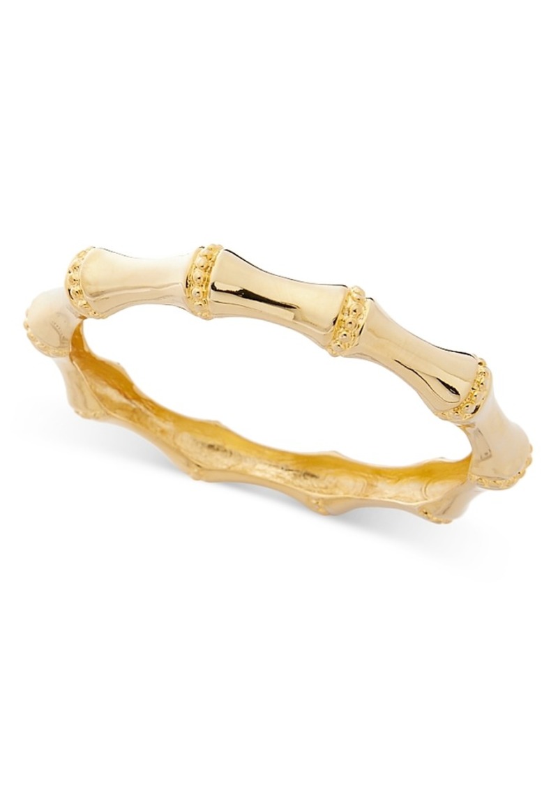 Kenneth Jay Lane Bamboo Bangle Bracelet