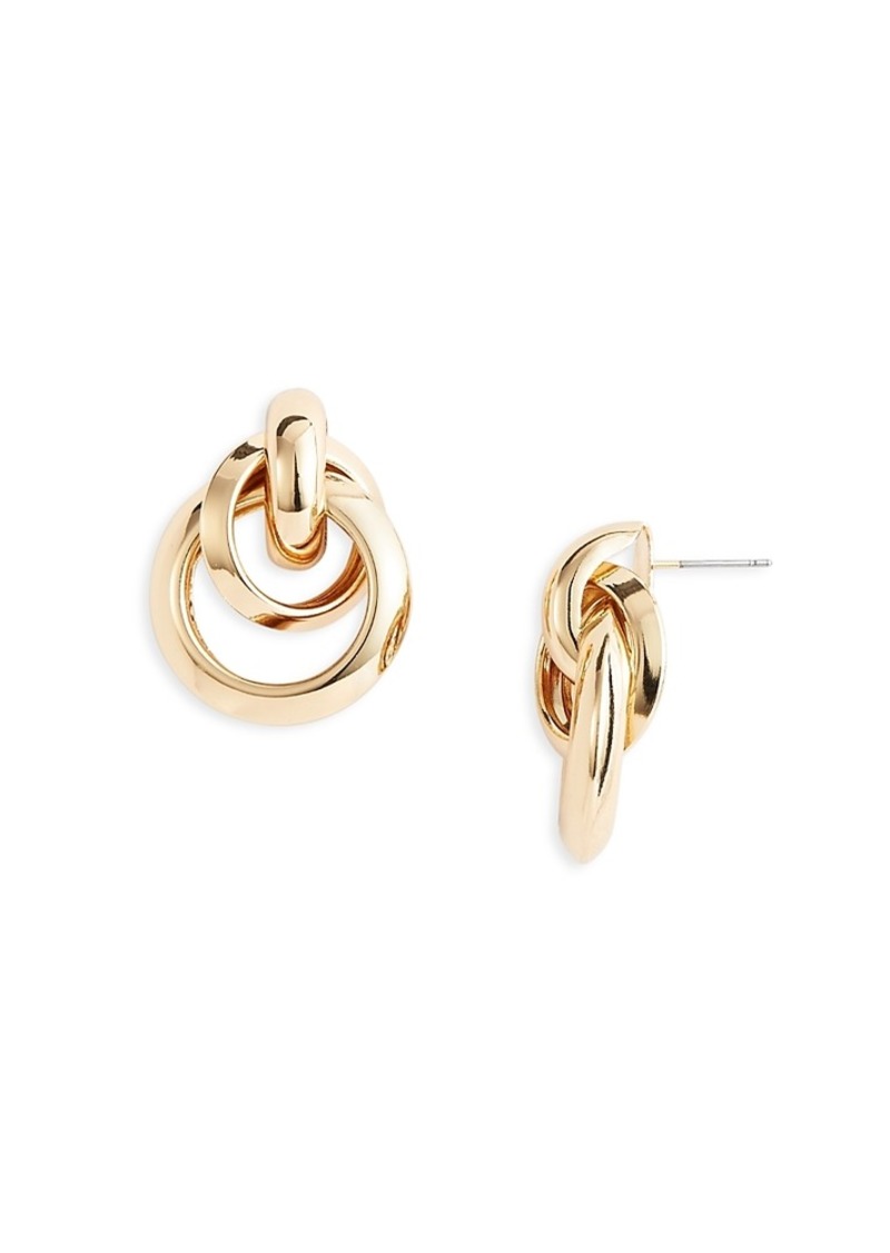 Kenneth Jay Lane Love Knot Drop Earrings