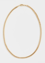 Kenneth Jay Lane Pave Cubic Zirconia and Snake Chain Necklace