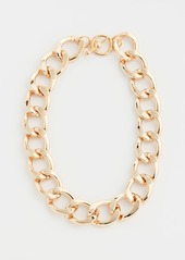 Kenneth Jay Lane Polished Gold Link Toggle Necklace