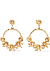 Kenneth Jay Lane Woman 24-karat Gold-plated Faux Pearl Earrings Gold