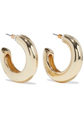 Kenneth Jay Lane Woman 24-karat Gold-plated Hoop Earrings Gold