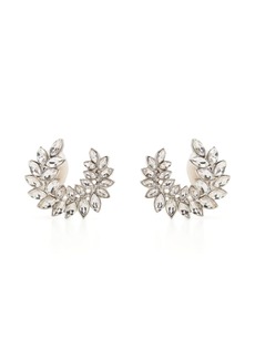 Kenneth Jay Lane crystal-embellished clip-on earrings