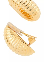 Kenneth Jay Lane Polished 18K Gold-Plated Shrimp Clip Earrings
