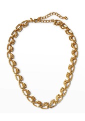 Kenneth Jay Lane Small Hearts Chain Necklace