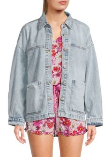 Kensie Faded Denim Jacket