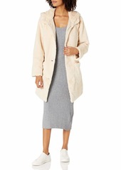 Kensie Women's 33" SB Rabbit Faux Fur Duffle Coat  XL