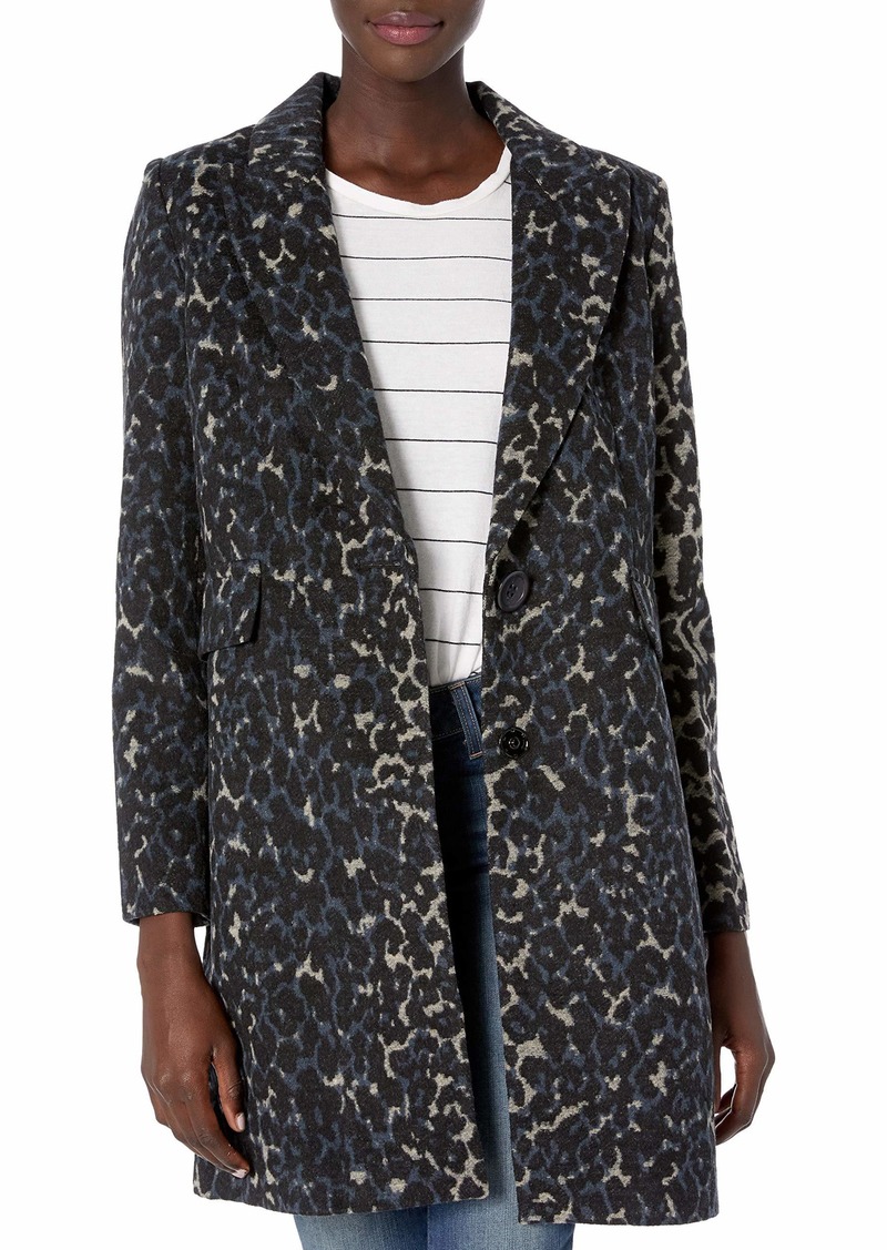 Kensie Women's Casual Wool Coat  M
