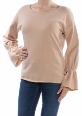 kensie Women's Cozy Fleece Bell Sleeve Sweatshirt  S