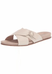 Kensie Women's Flat Slide Sandal White