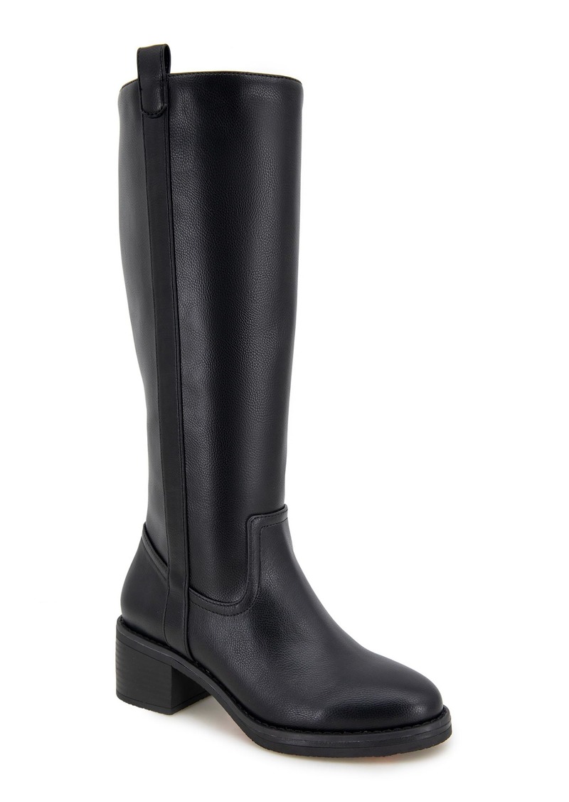 Kensie Women's NAYA Fashion Boot Black PU